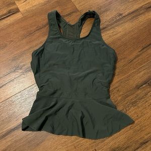 Latched Mama Peplum Nursing Swim top